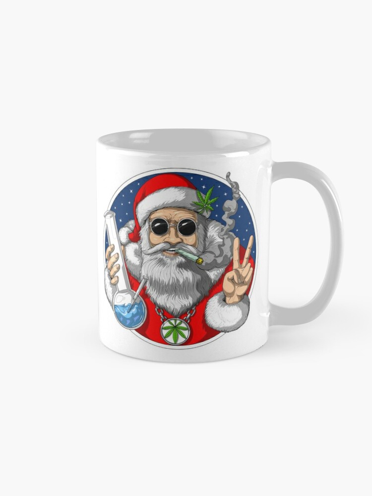 SMOKEA Ceramic Santa Coffee Mug Pipe