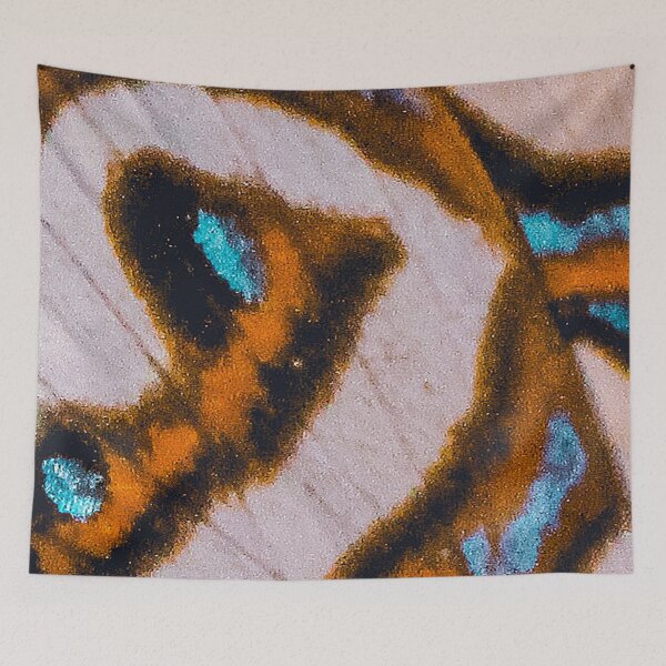 Item preview, Pretty Butterfly wing texture comforter and shower curtain designed and sold by hausofbutterfly.