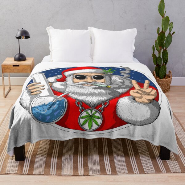 Item preview, Santa Smoking Weed designed and sold by underheaven.
