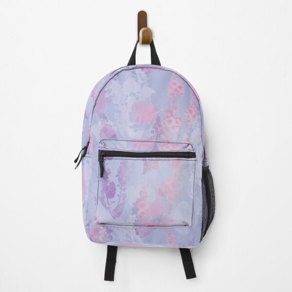 Item preview, Delicate lilac and pink pattern with mallow flowers designed and sold by AsyaTury.