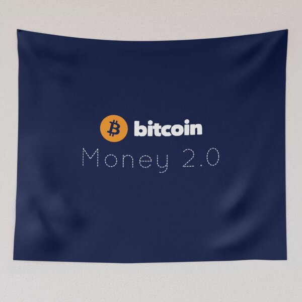 Aperçu de l'œuvre Argent Bitcoin 2.0 créée et vendue par Bouzdesigns.