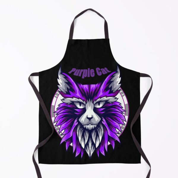 Item preview, Purple Norwegian Forest Cat Portrait designed and sold by Astralia.