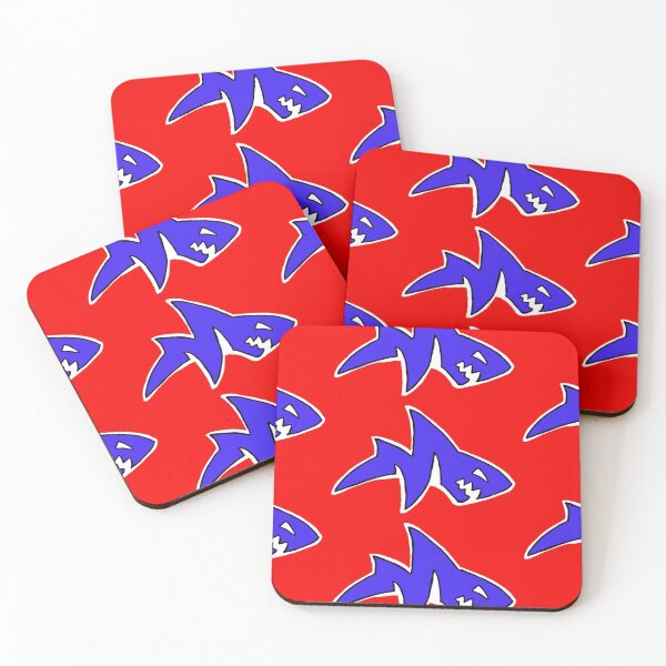 Item preview, Red, White & Blue Shark designed and sold by MamesMessyArt.