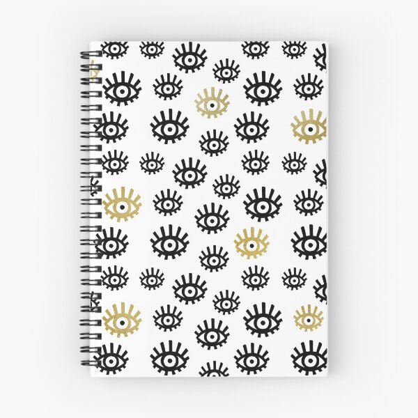 Item preview, Pattern eyes black, white and gold designed and sold by mea1007.