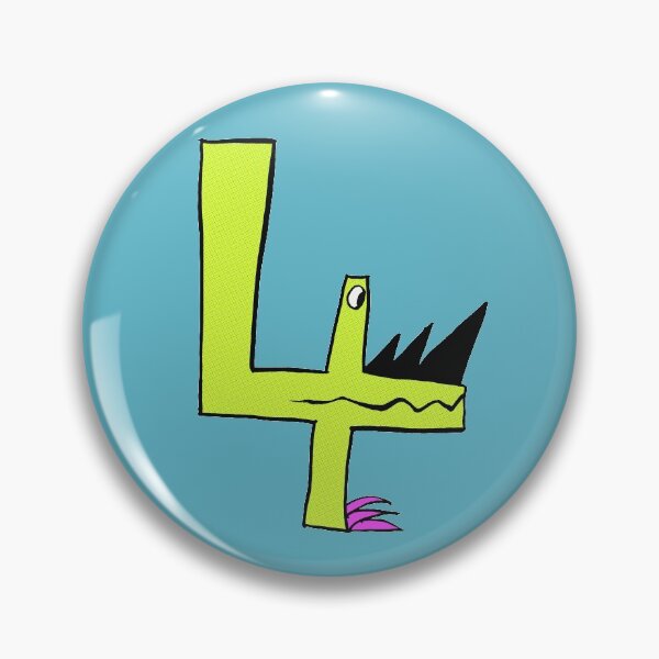 Item preview, Monster Number 4 - the perfect birthday gift for cool little monsters designed and sold by HeyK.