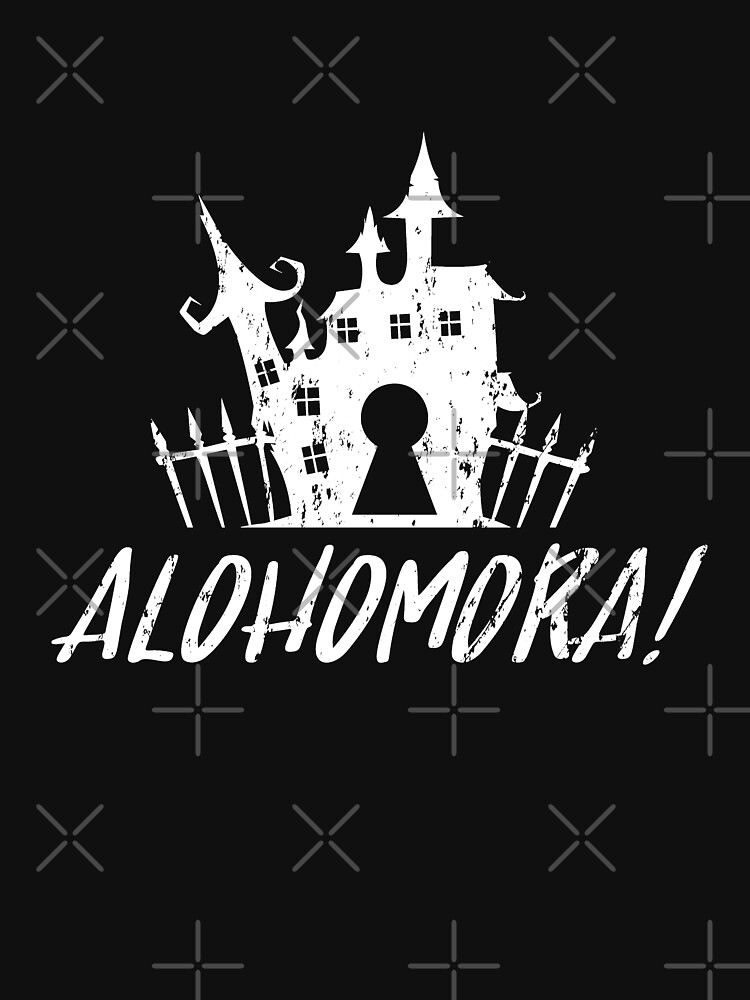 Halloween Castle Alohomora Grunge by NextLVLShirts
