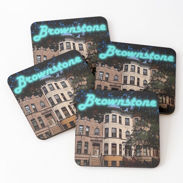 Item preview, Brooklyn Brownstone Stoop And Neon Lights designed and sold by Chubuter.