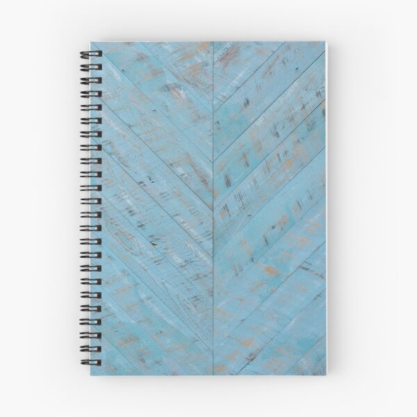 Item preview, Blue Weathered Chevron Wood Beach Fence designed and sold by ClickForMore.