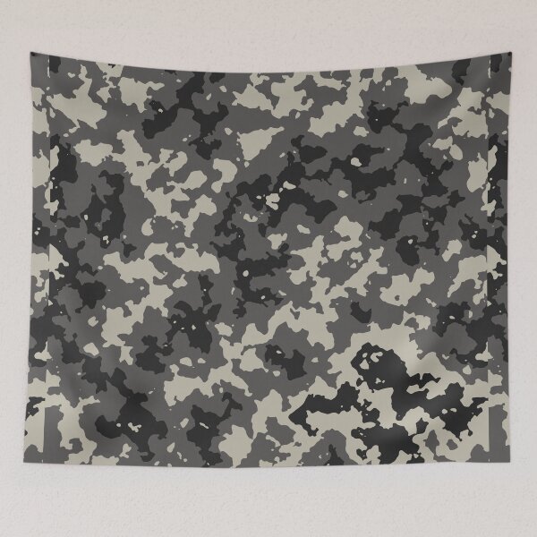 Item preview, Army Camo Digital Seamless Patterns in Grey and Black designed and sold by ShopieHome.