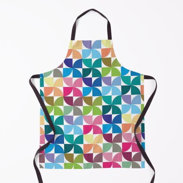 Item preview, Geometric Pattern #1 (colorful quarter circles) designed and sold by Geometric Patterns.