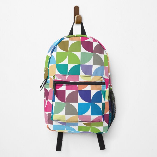 Item preview, Geometric Pattern #1 (colorful quarter circles) designed and sold by Geometric Patterns.