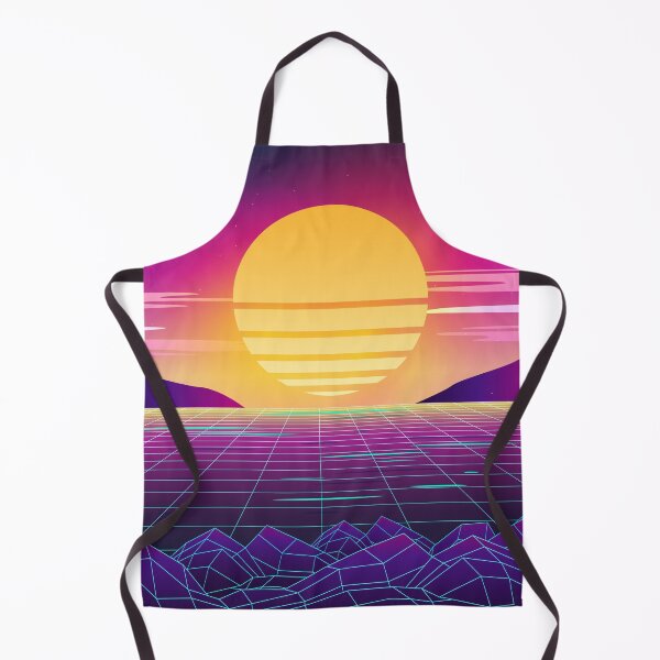 Item preview, 80s Sunset at the Beach Retrowave designed and sold by MaiZephyr.