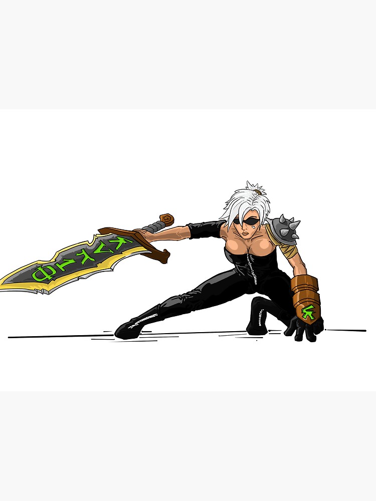 Riven Dragon Blade Sticker for Sale by Dami10