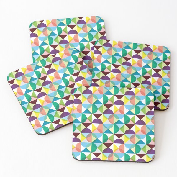 Item preview, Geometric Pattern #3 (colorful overlaps) designed and sold by Geometric Patterns.