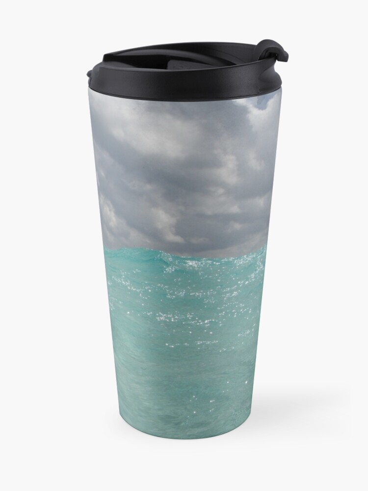 Alternate view of Crystal Clear Blue Caribbean Waters Travel Mug