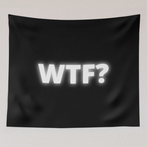 Item preview, WTF letters designed and sold by ciaobebo.