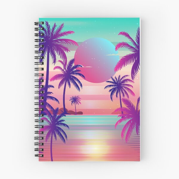 Item preview, Sunset Palm Trees Vaporwave Aesthetic designed and sold by MaiZephyr.