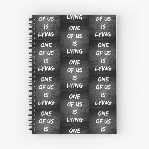Item preview, One of us is are lying book quote designed and sold by fra02.