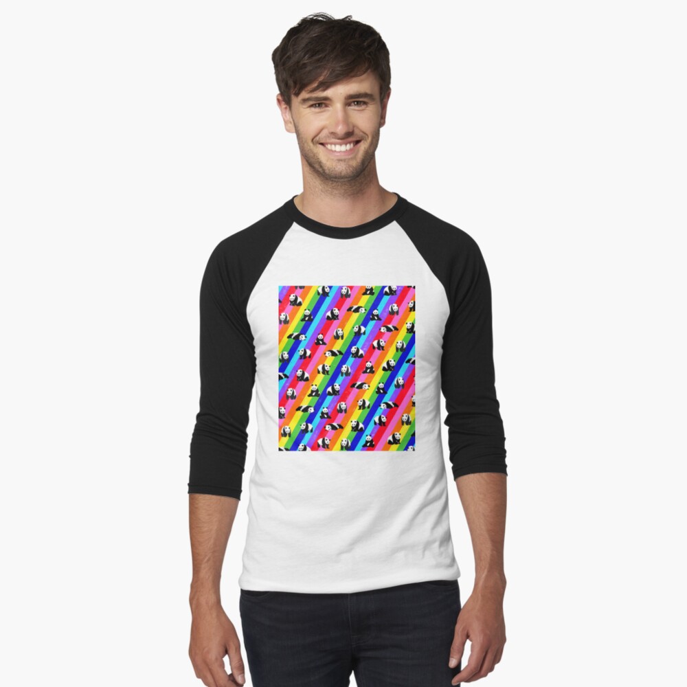 Vista previa del artículo con la obra «Camiseta ¾ estilo béisbol», diseñado y vendido por OneThreeSix.