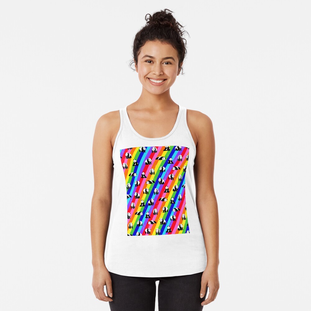 Vista previa del artículo con la obra «Camiseta con espalda nadadora», diseñado y vendido por OneThreeSix.
