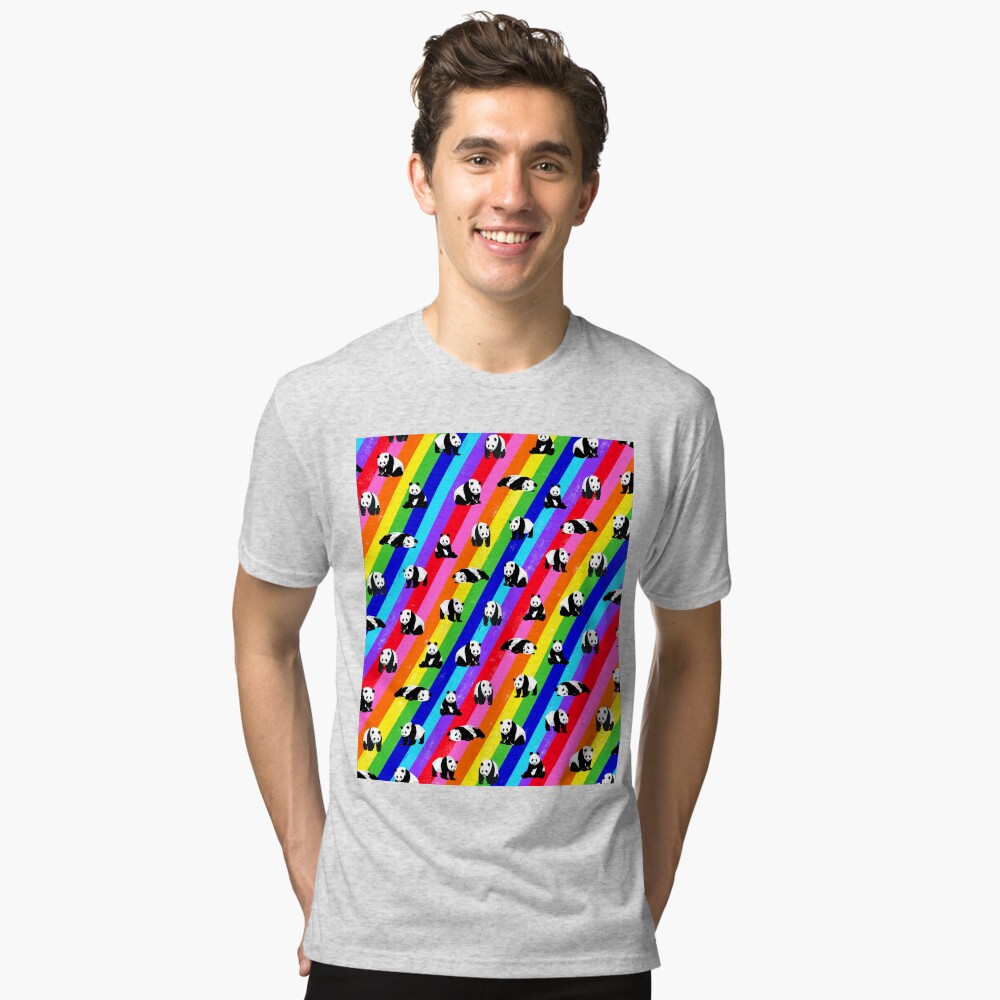 Vista previa del artículo con la obra «Camiseta de tejido mixto», diseñado y vendido por OneThreeSix.