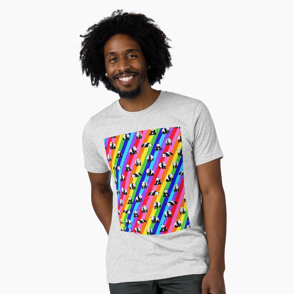 Vista previa del artículo con la obra «Camiseta de tejido mixto», diseñado y vendido por OneThreeSix.