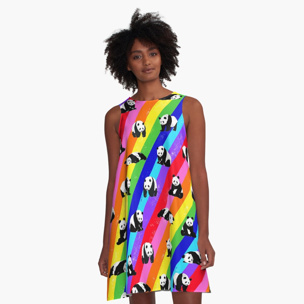 Vista previa del artículo con la obra «Vestido acampanado», diseñado y vendido por OneThreeSix.
