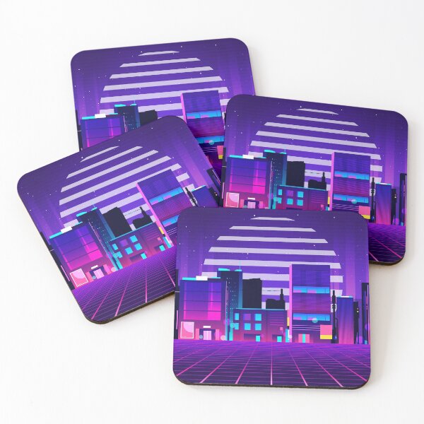 Item preview, Futuristic Neon City designed and sold by MaiZephyr.
