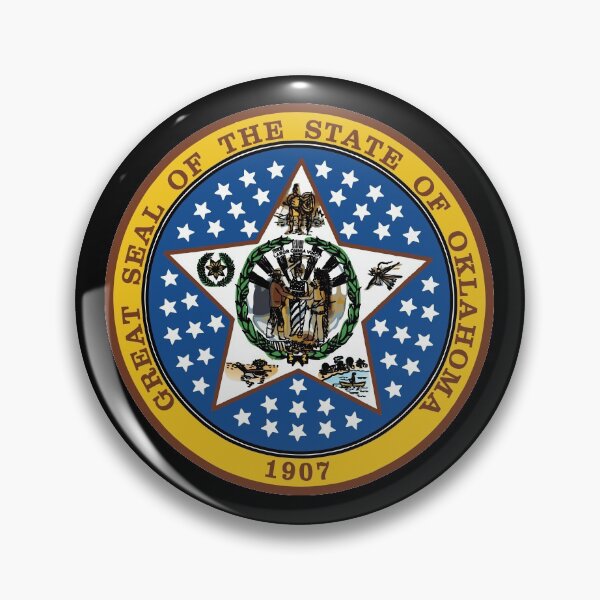 Item preview, Oklahoma State Seal of Oklahoma Seal designed and sold by TeeHome.