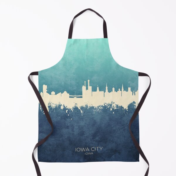 Artikelvorschau, Iowa City Iowa Skyline entworfen und verkauft von ArtPrints.