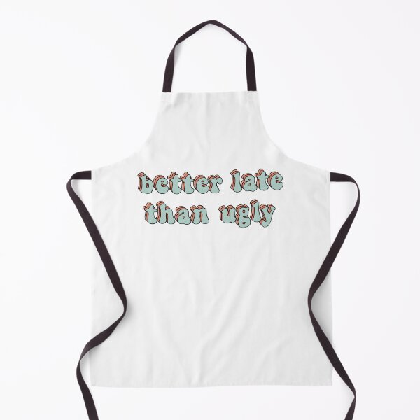 Item preview, Better late than ugly, retro letters designed and sold by Kiki-Store.