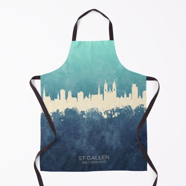 Item preview, St Gallen Switzerland Skyline designed and sold by ArtPrints.