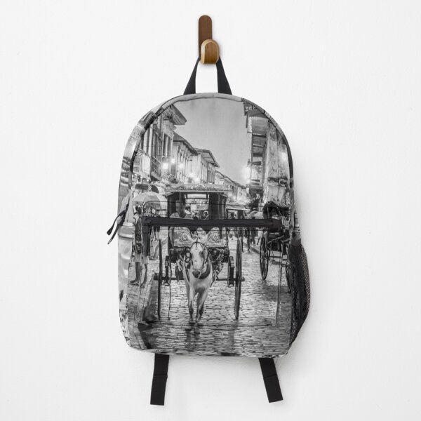 Item preview, Rush Hour in Vigan City (black and white) designed and sold by Ray's Photos & Art.