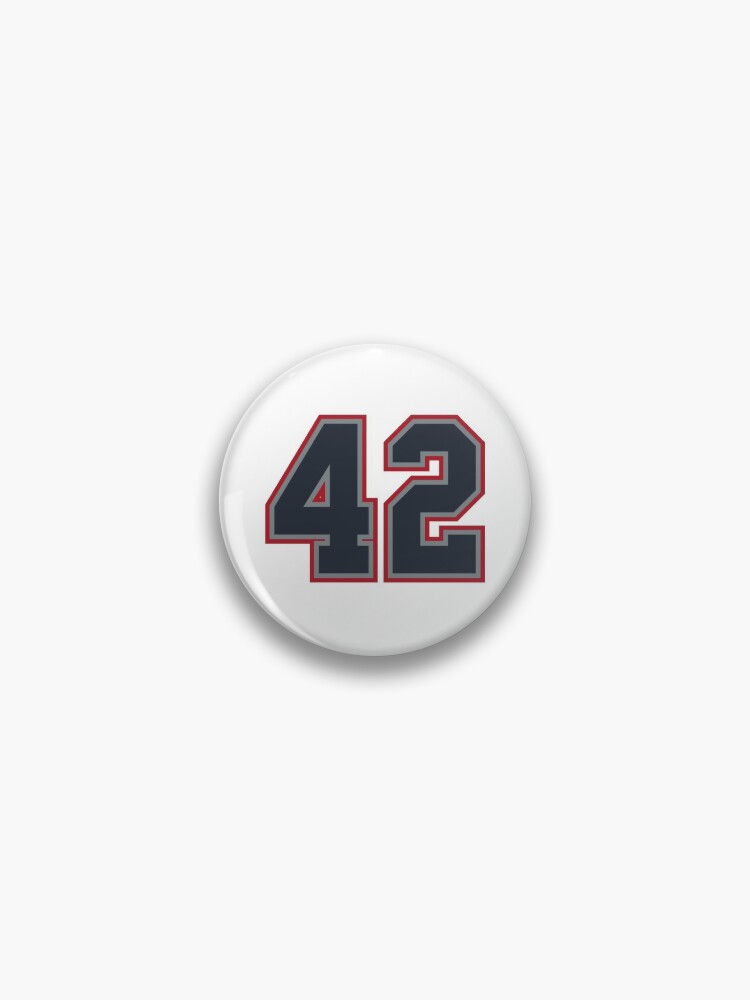 44 Navy Grey Red Sports Number Fourty-Four Sticker for Sale by  HelloFromAja