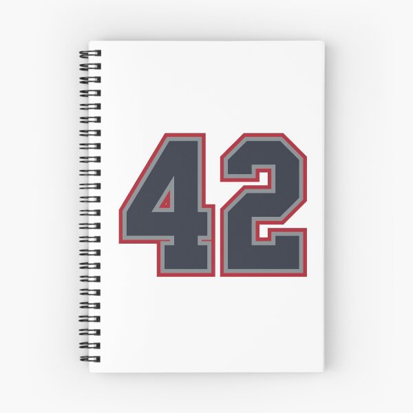 Item preview, 42 Navy Grey Red Sports Number Fourty-Two designed and sold by HelloFromAja.