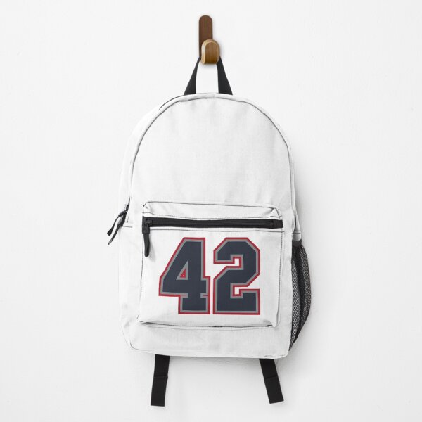 Item preview, 42 Navy Grey Red Sports Number Fourty-Two designed and sold by HelloFromAja.