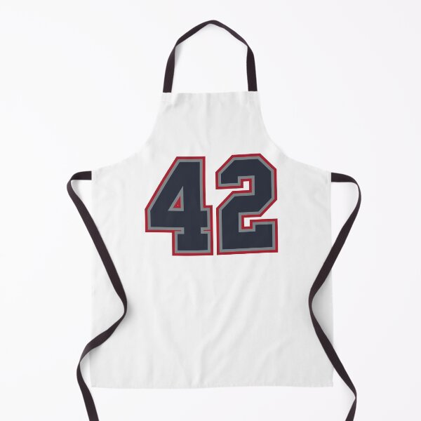 Item preview, 42 Navy Grey Red Sports Number Fourty-Two designed and sold by HelloFromAja.