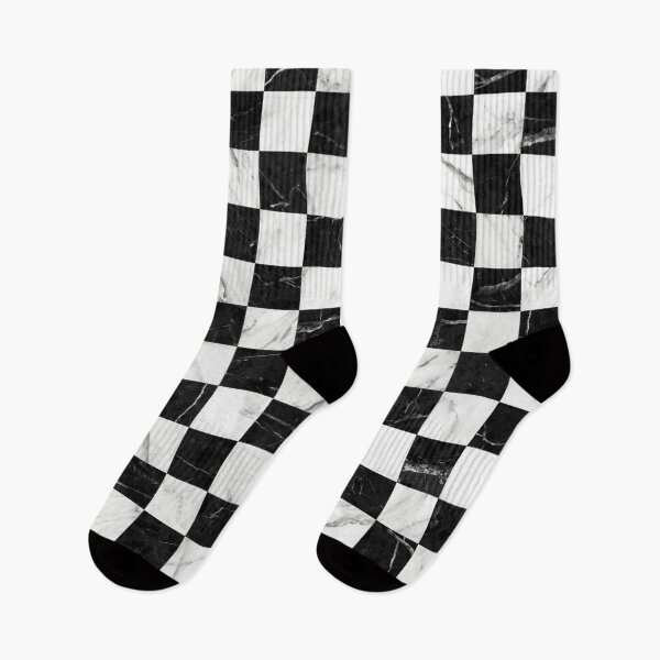 Item preview, Marble Checkerboard Pattern - Black and White designed and sold by Zoltan Ratko.