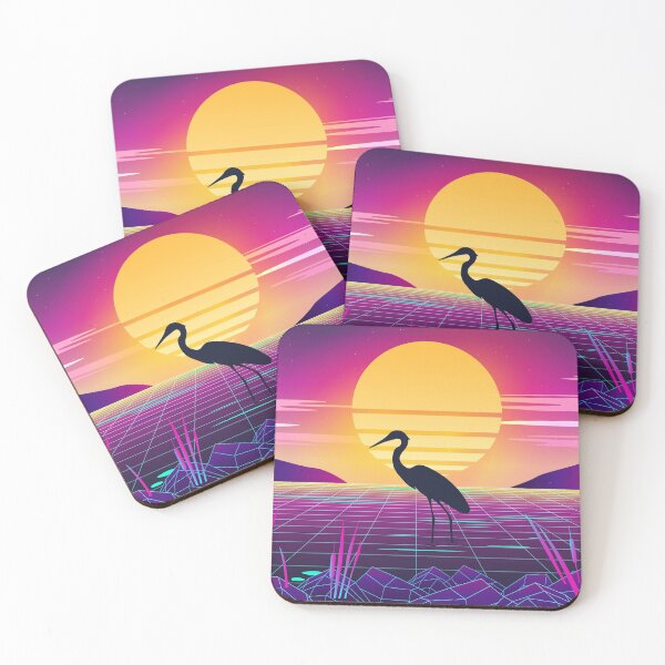 Item preview, Flamingo Retrowave designed and sold by MaiZephyr.