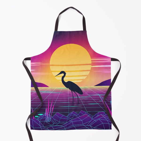Item preview, Flamingo Retrowave designed and sold by MaiZephyr.