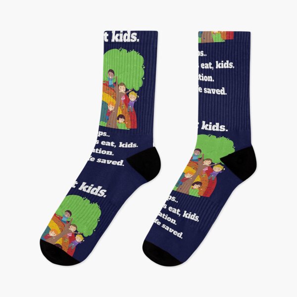 Item preview, zombie, Let's eat kids, Let's eat, kids, Punctuation saves lives designed and sold by hausofbutterfly.
