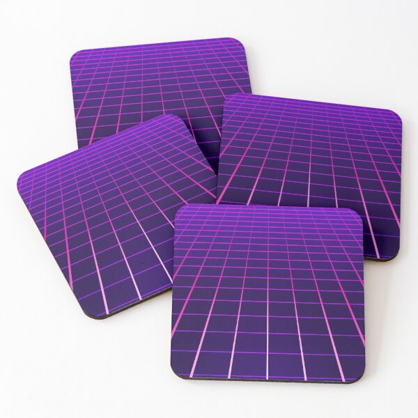 Item preview, Minimal Synthwave Grid lines designed and sold by MaiZephyr.