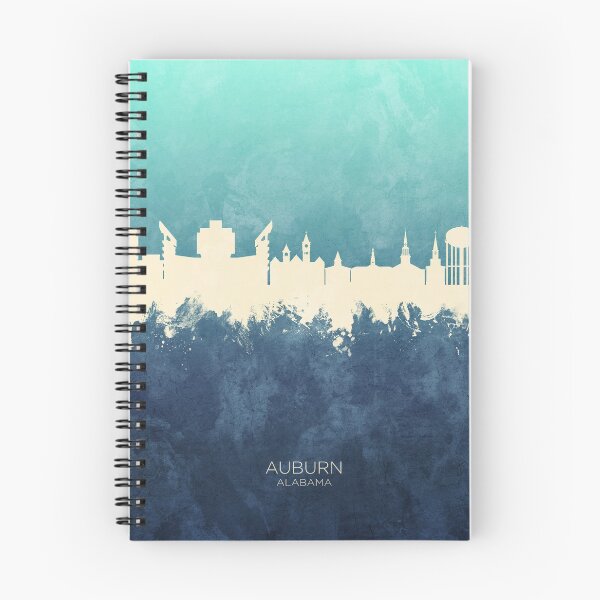 Aperçu de l'œuvre Auburn Alabama Skyline créée et vendue par ArtPrints.