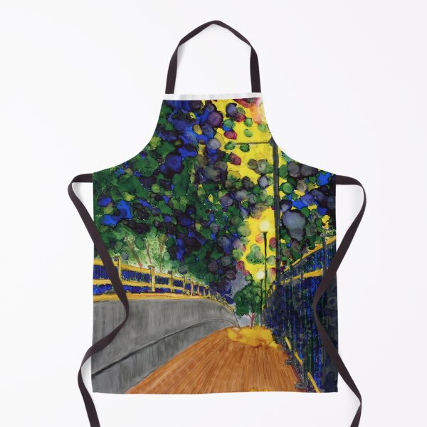 Item preview, Impressionist Walk by Lamplight designed and sold by Marcella Chapman.