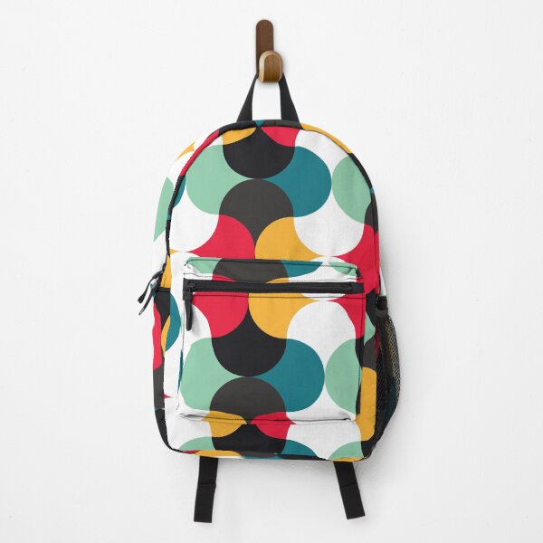 Item preview, Geometric Pattern 24 (red blue yellow curves) designed and sold by Geometric Patterns.