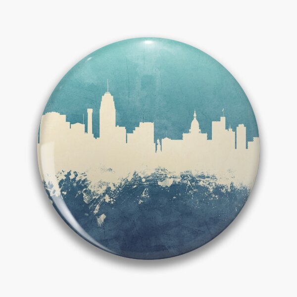 Item preview, Lansing Michigan Skyline designed and sold by ArtPrints.