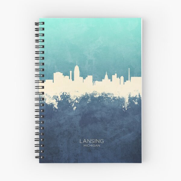 Item preview, Lansing Michigan Skyline designed and sold by ArtPrints.