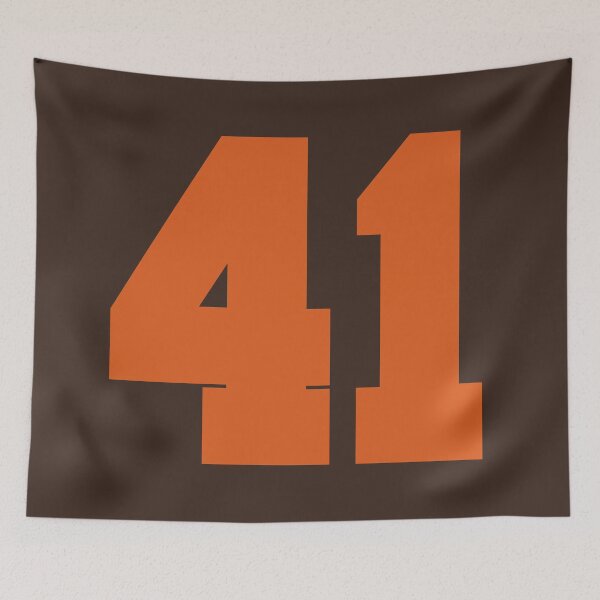 Artikelvorschau, 41 Nummer Cleveland Sports Einundvierzig Brown Brown entworfen und verkauft von HelloFromAja.