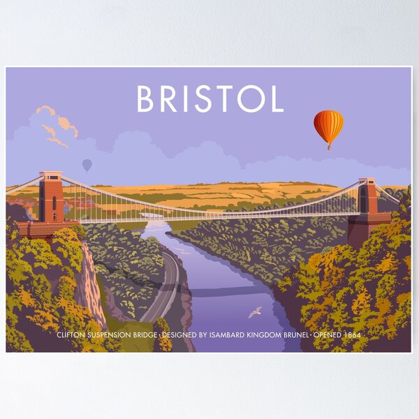 Item preview, Bristol, Clifton Suspension Bridge, designed and sold by smillership.