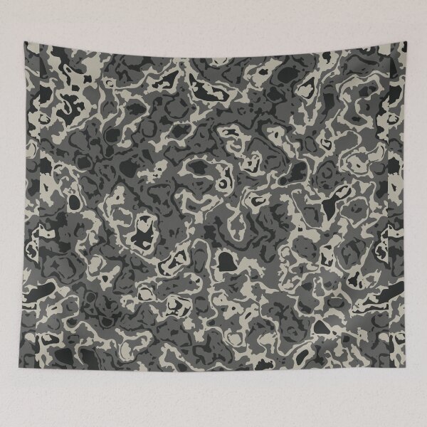 Item preview, Gray Camo Digital Design Patterns in Grey Shades and Black designed and sold by ShopieHome.